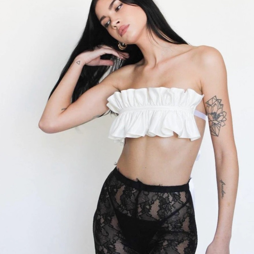 Beverly Hills lingerie white top